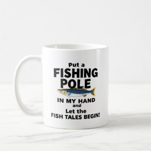 SÄTT EN FISKESTÅNG I MIN HAND KAFFEMUGG