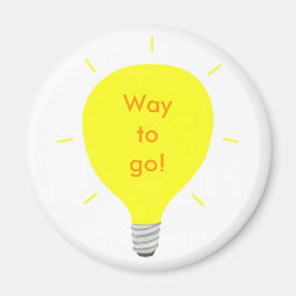 Sätt fart! Ljusglödlampmagneter för positiv fastsä Magnet