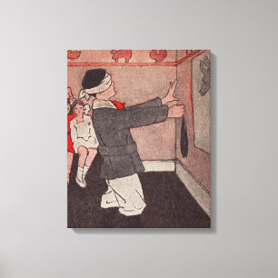 Sätt fast svansen på åsnan canvastryck