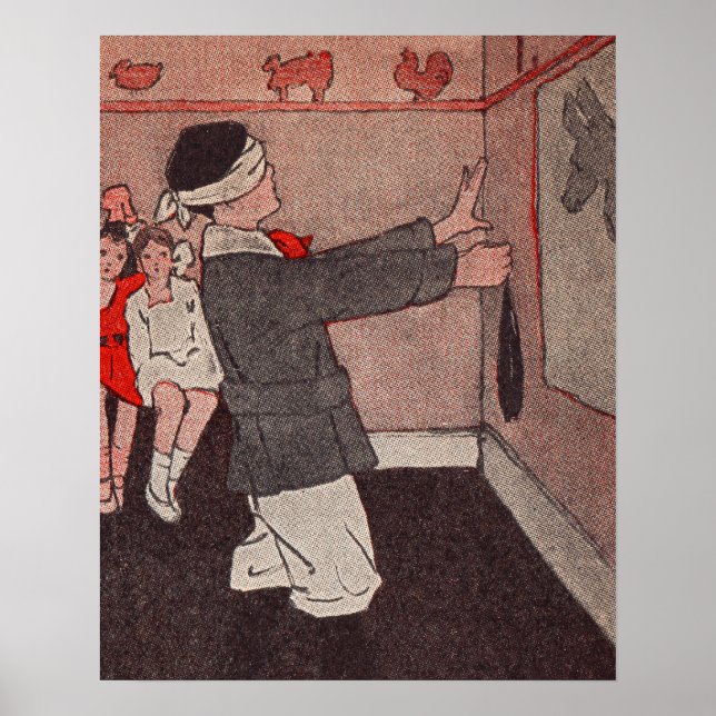 Sätt fast svansen på åsnan poster (Framsidan)