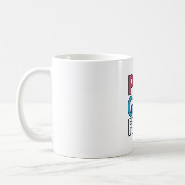 Sätt Gud först kristen citatvektor Kaffemugg (Vänster)