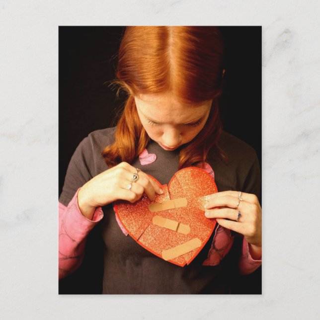 sått hjärta vykort (Framsida)