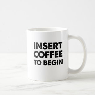 Sätt i kaffe Rolig mugg