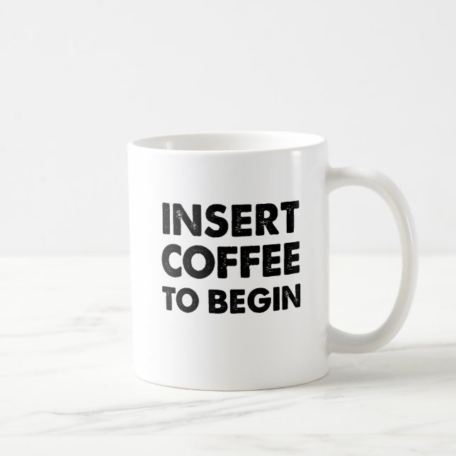 Sätt i kaffe Rolig mugg (Höger)