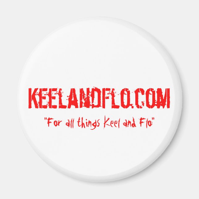 Sätt i kylskåpet med Keel och Flo Magnet (Framsidan)