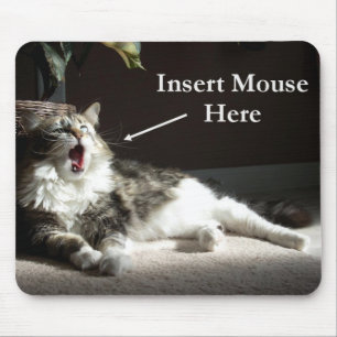 Sätt in musen här Mousepad Musmatta
