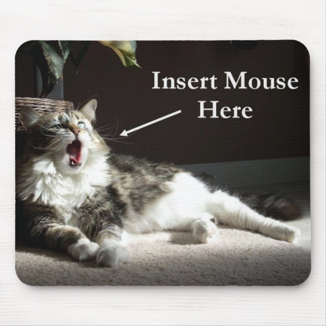 Sätt in musen här Mousepad Musmatta (Framsidan)