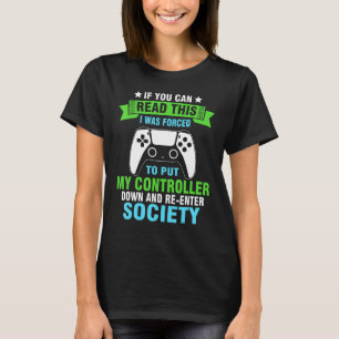 Sätt in styrenheten för att återskapa den fungeran t shirt