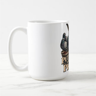 Sätt katten bland duvorna Vintage Tabby Katt Pr Kaffemugg