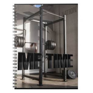 Satt kuggegenomköraremotivation - mig Time - Anteckningsbok Med Spiral