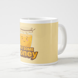 Sätt lite honung söt design jumbo mugg