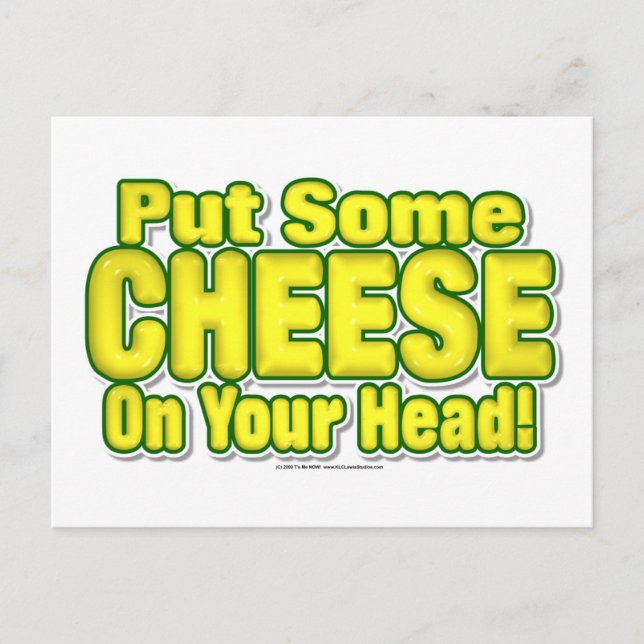 Sätt lite OST på huvudet! Vykort (Framsida)