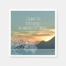 Sätt mig i någon annans Byxor-citattö