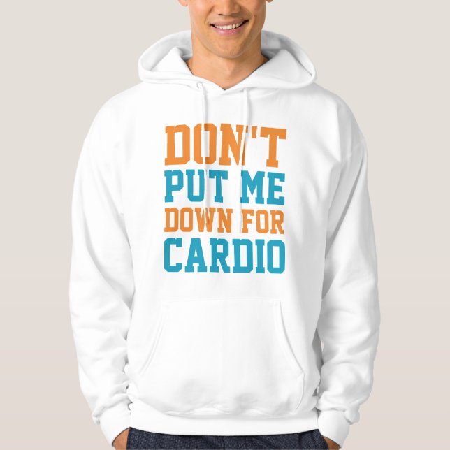 Sätt Mig Inte Ner För Kondition Hoodie (Framsida)