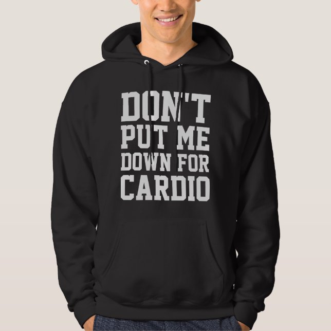 Sätt Mig Inte Ner För Kondition Hoodie (Framsida)