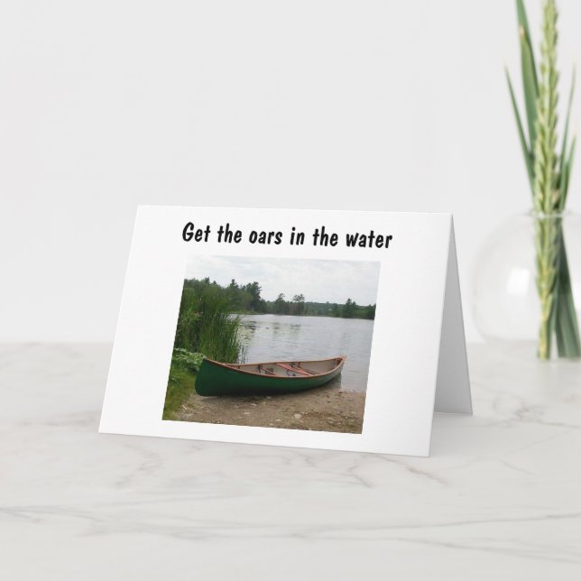 SÄTT OREN I VATTEN OCH ENJY BIRTHDAY KORT (Framsida)