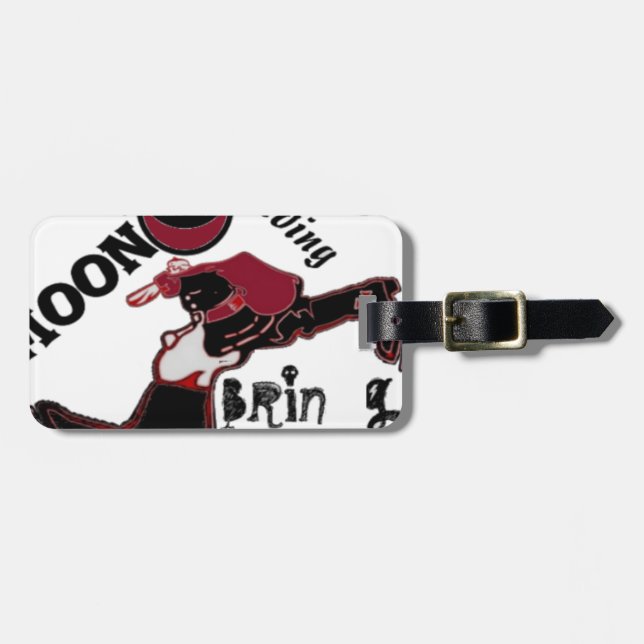 Sätt på den - Spelande jul- och rymdfart Bagagebricka (Horisontell Framsida)