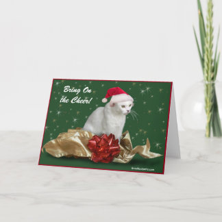 "Sätt på dig Cheer-Helgdag" Helgkort