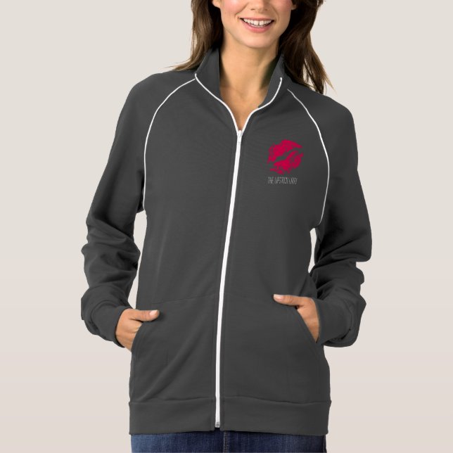 Sätt på din läppstift och Hustle jackan Tee (Framsida)