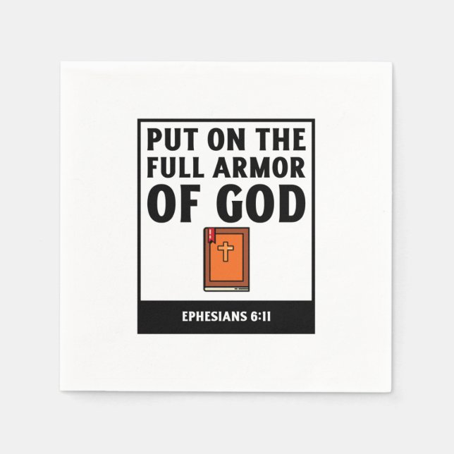 Sätt på fullt på Guds kristna trosreligé Pappersservett (Framsidan)