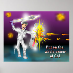 Sätt på hela Guds armor Poster