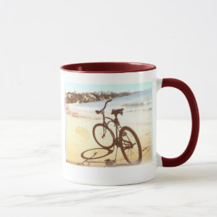 Satt på land cykel mugg