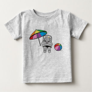 Satt på land flodhäst t shirt