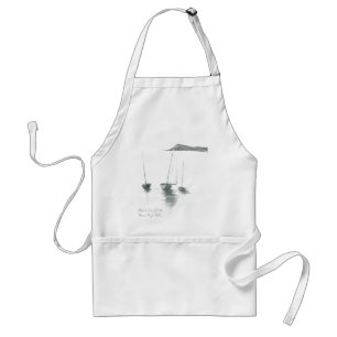 Satt på land Isles av Scilly Förkläde