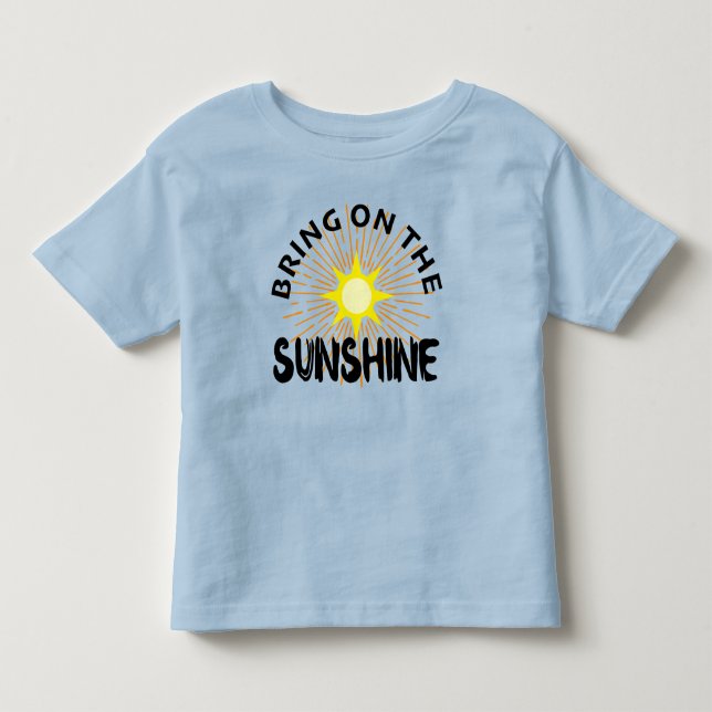 Sätt på solskenet - Småbarn Bra Jersey T Shirt (Framsida)