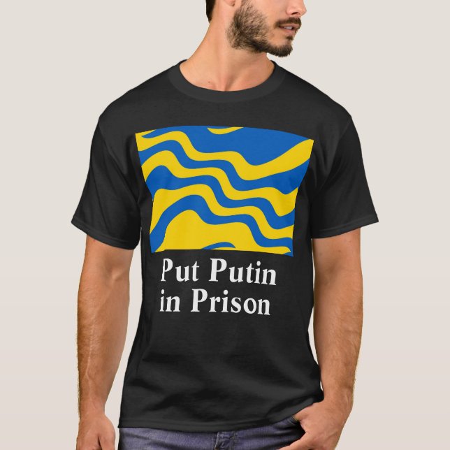 Sätt Putin i fängelse T Shirt (Framsida)