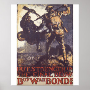 Sätt styrka i finalblow_Propagandaaffischen Poster