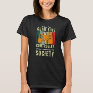 Sätt tillbaka styrenheten och gå in i samhällsspel t shirt