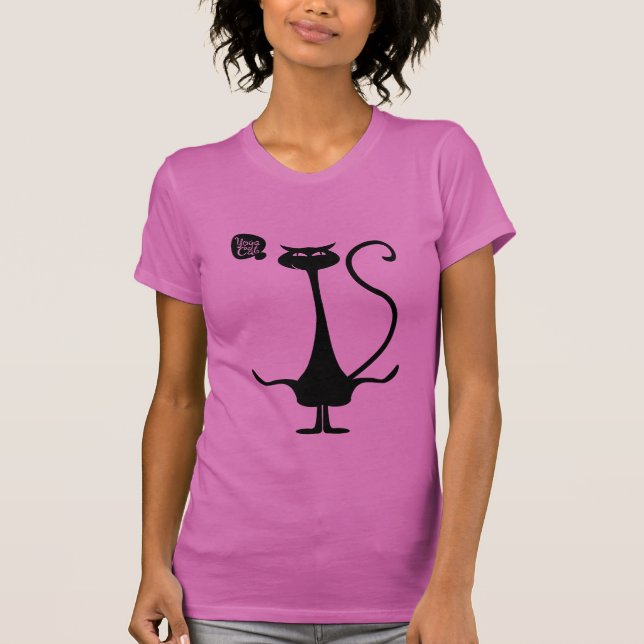 Satt Yogakatt T-shirt (Framsida)