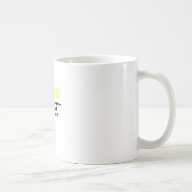 Sätta band de verkliga modiga starterna på halvtid kaffemugg (Höger)
