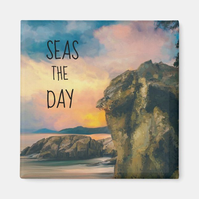 Sätta dagens inspirationsoffertmagnet magnet (Framsidan)