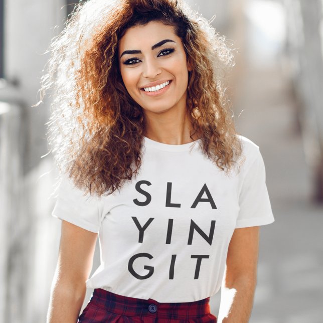 Satta den | Modern minimalistisk fet stil T Shirt (Skapare uppladdad)
