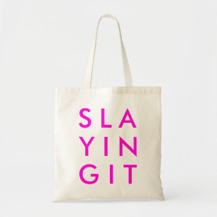 Satta den   Shock rosa Modern Trendig Neon Tygkasse