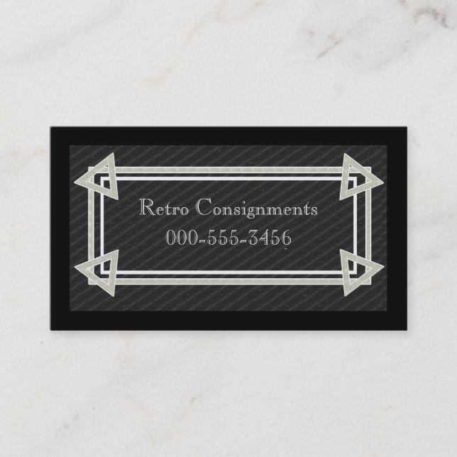 sätta en klocka på 1919 visitkort (Framsida)