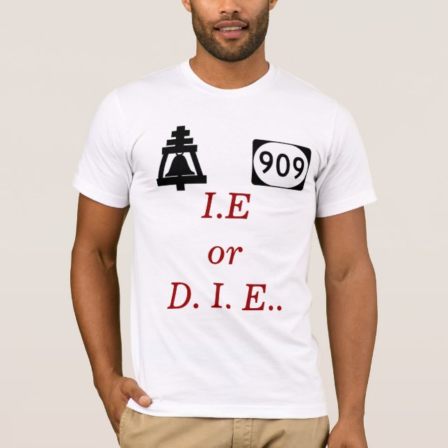 sätta en klocka på 909, I.Eor D. DVS. T-shirt (Framsida)