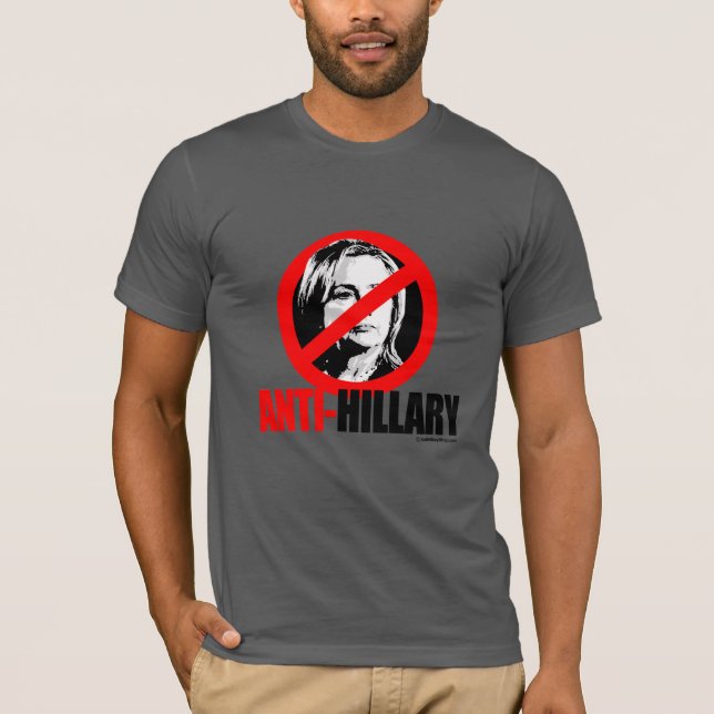 SÄTTA EN KLOCKA PÅ ANTI-HILLARY TEE (Framsida)