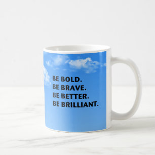 Sätta en klocka på är briljant kaffemugg