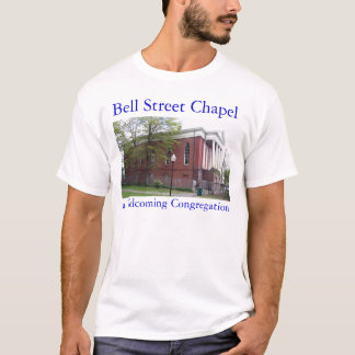 Sätta en klocka på gatakapell - en välkomna t shirt