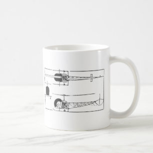 Sätta en klocka på helikopter 47 kaffemugg