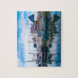 Sätta en klocka på öfärjan pussel