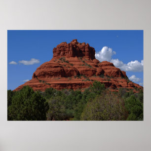 Sätta en klocka på sten i Sedona AZ 087 Poster