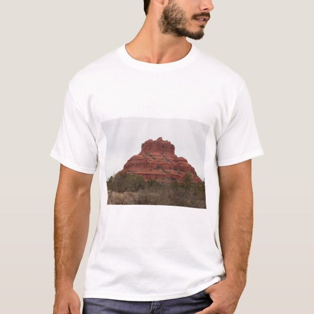 Sätta en klocka på sten, Sedona, Arizona T Shirt (Framsida)