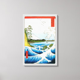 Satta i Suruga-provinsen, Ando Hiroshige Canvastryck
