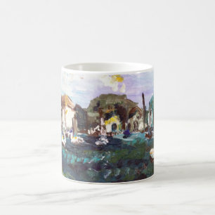 Sätta-n-Fjärd Lake Erie ö som målar #2 Kaffemugg