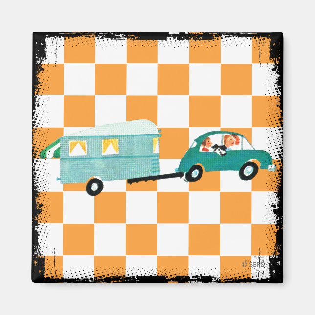 Sätta på den öppna vägen 1 magnet (Framsidan)