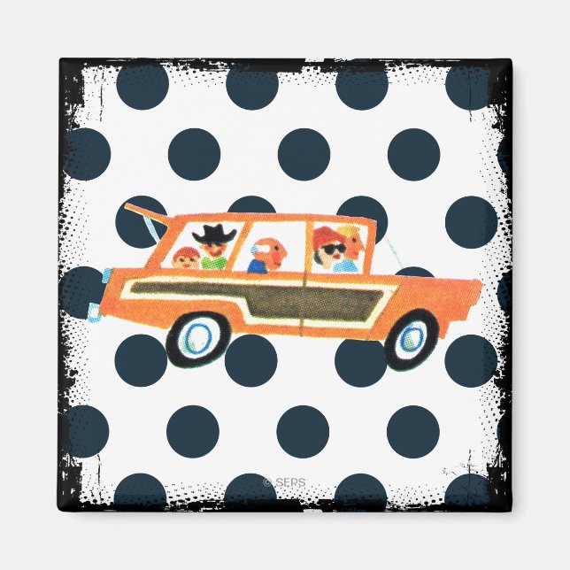 Sätta på den öppna vägen 4 magnet (Framsidan)